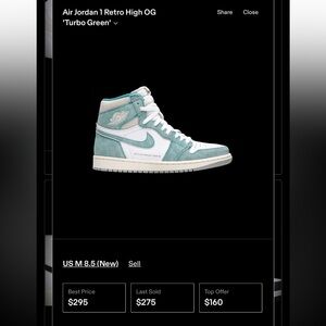 Air Jordan 1 Retro High OG “Turbo Green”